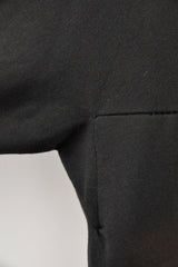 ONE-PIECE LONG SLEEVE T-SHIRT - BLACK