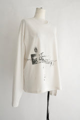 EMIL RELAX FIT LONG SLEEVE BOXY T-SHIRT WITH “CLASSROOM MEMORY”