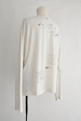 EMIL RELAX FIT LONG SLEEVE BOXY T-SHIRT WITH “CLASSROOM MEMORY”