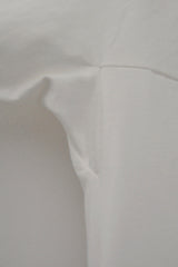 ONE-PIECE LONG SLEEVE T-SHIRT - WHITE