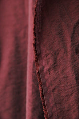 HOODED UNLINED CARDIGAN - AUBERGINE