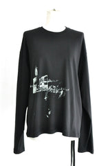 EMIL RELAX FIT LONG SLEEVE BOXY T-SHIRT WITH “CLASSROOM MEMORY”