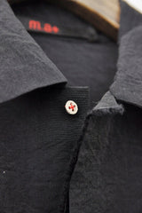 STRAIGHT MEDIUM FIT SHIRTS - BLACK