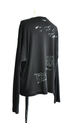 EMIL RELAX FIT LONG SLEEVE BOXY T-SHIRT WITH “CLASSROOM MEMORY”
