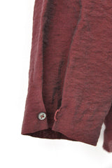 STRAIGHT MEDIUM FIT SHIRTS - AUBERGINE