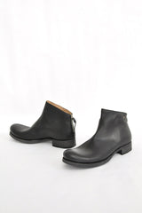 BACK ZIPPED SHORT BOOT