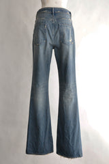 HILARIA 5-POCKETS SLIM FIT FLARED TROUSERS