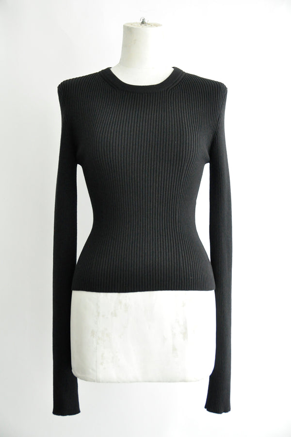 KATI CREW NECK CROPPED SWEATER