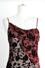 AARICIA LONG BIAS SLIP DRESS