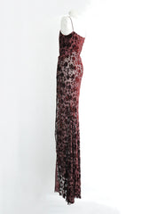 AARICIA LONG BIAS SLIP DRESS