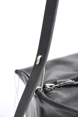 SMALL PATCHWORK SHOULDER BAG -  BLACK