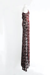 AARICIA LONG BIAS SLIP DRESS