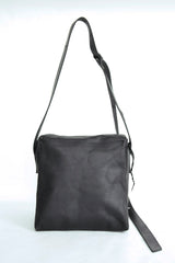 2 POCKETS MESSENGER BAG 25 - BLACK