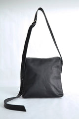 2 POCKETS MESSENGER BAG 25 - BLACK