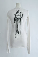 FIENE SLIM FIT LONG SLEEVE T-SHIRT WITH "DREAM CATCHER"