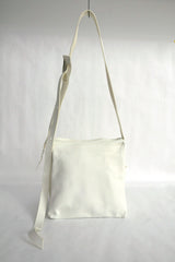 2 POCKETS MESSENGER BAG 25 - WHITE