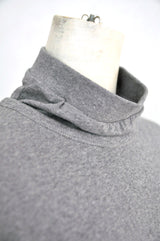 HIGH NECK LAYERED T-SHIRT GREY