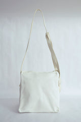 2 POCKETS MESSENGER BAG 25 - WHITE