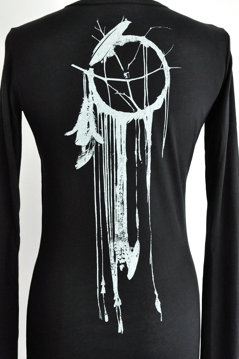 FIENE SLIM FIT LONG SLEEVE T-SHIRT WITH "DREAM CATCHER"