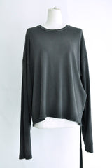 EMIL RELAX FIT LONG SLEEVE BOXY T-SHIRT WITH "INFINITY FEATHERS"