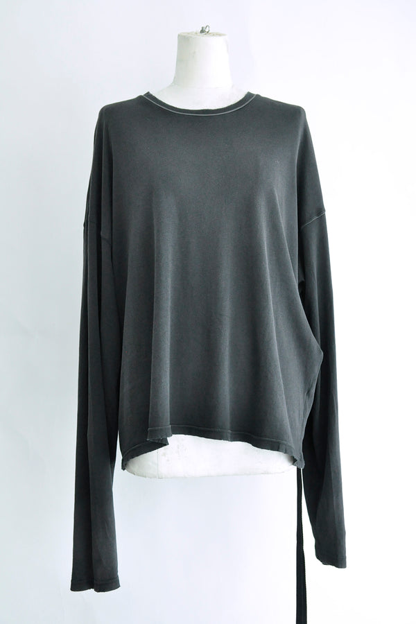 EMIL RELAX FIT LONG SLEEVE BOXY T-SHIRT WITH "INFINITY FEATHERS"