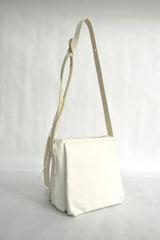 2 POCKETS MESSENGER BAG 20 - WHITE