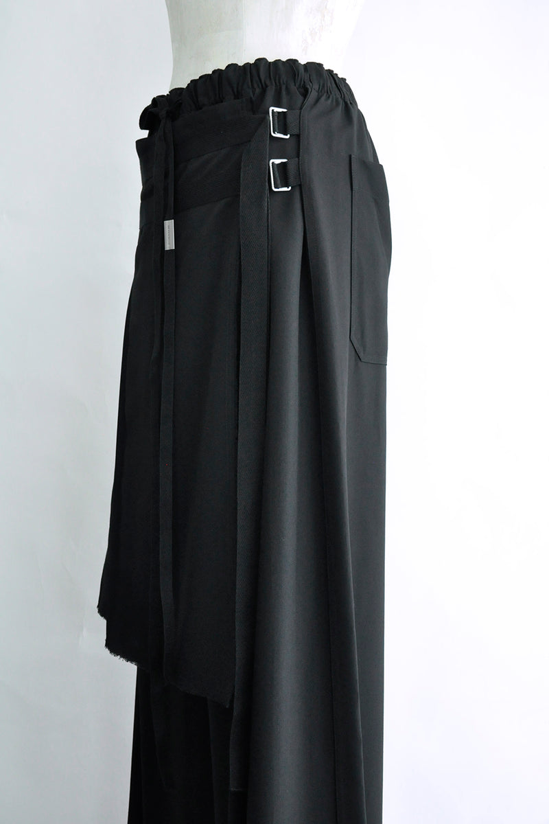 MARRK COMFORT LOUNGE PANTS WITH BELTED APRON
