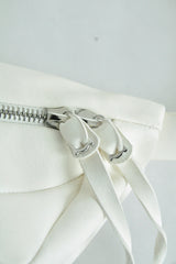 LARGE SLICE BELT BAG - WHITE