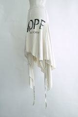 GON DECONSTRUCTED PANEL SKIRT WITH MIX PRINT