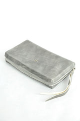 ZIPPED EXTRA LARGE WALLET - CARBON
