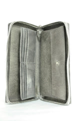 ZIPPED EXTRA LARGE WALLET - CARBON