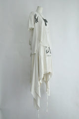 DOROTHEA DECONSTRUCTED COMFORT T-SHIRT WITH MIX PRINT