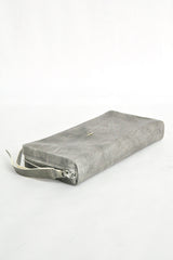 ZIPPED EXTRA LARGE WALLET - CARBON