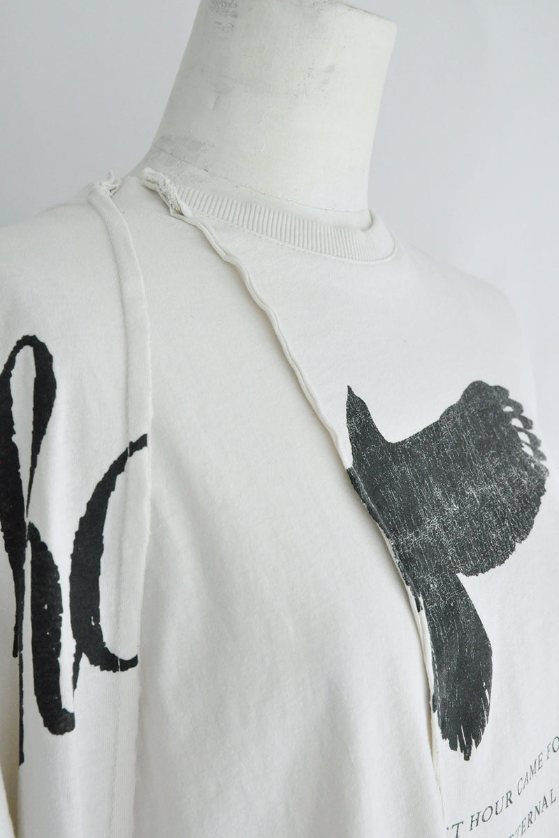 DOROTHEA DECONSTRUCTED COMFORT T-SHIRT WITH MIX PRINT