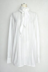 STELLAN OPEN BACK BOW TIE COLLAR TOP