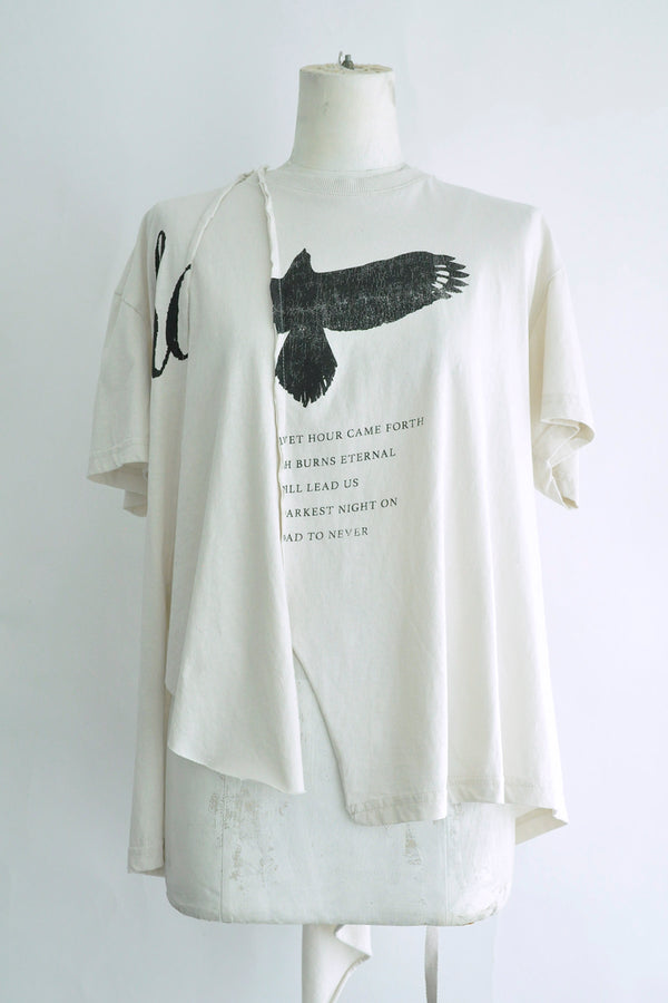 DOROTHEA DECONSTRUCTED COMFORT T-SHIRT WITH MIX PRINT