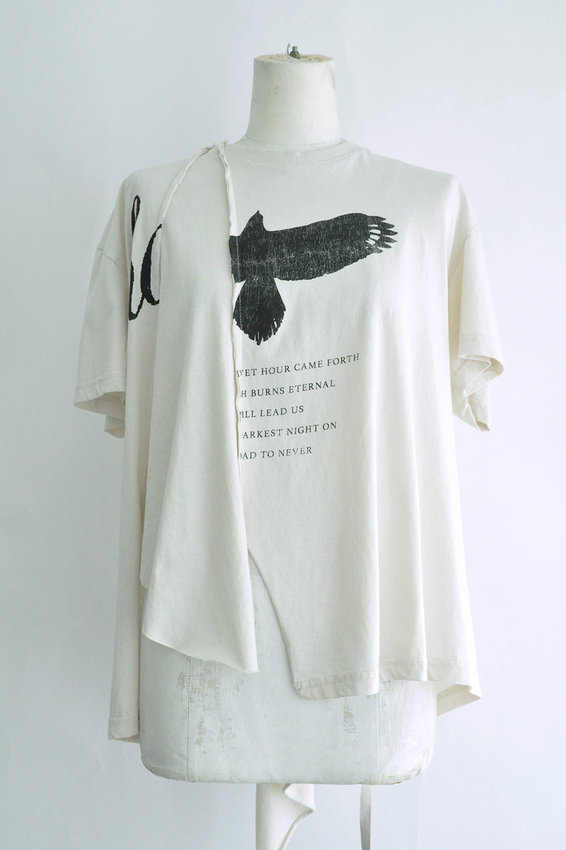 DOROTHEA DECONSTRUCTED COMFORT T-SHIRT WITH MIX PRINT