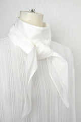 STELLAN OPEN BACK BOW TIE COLLAR TOP