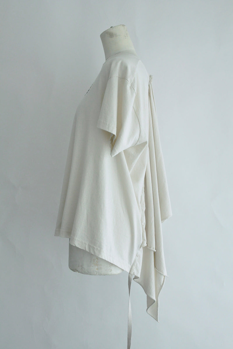 DOROTHEA DECONSTRUCTED COMFORT T-SHIRT WITH MIX PRINT