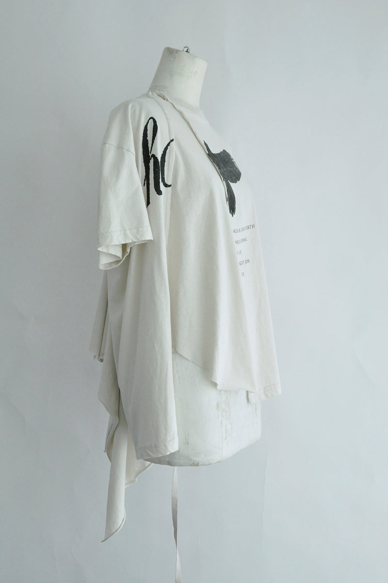 DOROTHEA DECONSTRUCTED COMFORT T-SHIRT WITH MIX PRINT