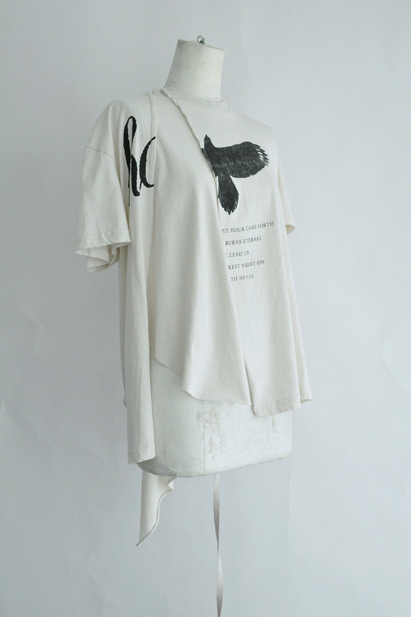 DOROTHEA DECONSTRUCTED COMFORT T-SHIRT WITH MIX PRINT