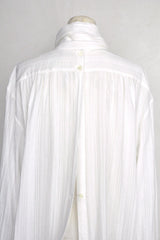 STELLAN OPEN BACK BOW TIE COLLAR TOP