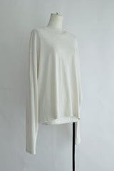 EMIL RELAX FIT LONG SLEEVE BOXY T-SHIRT WITH "INFINITY FEATHERS"