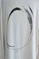 EMIL RELAX FIT LONG SLEEVE BOXY T-SHIRT WITH "INFINITY FEATHERS"