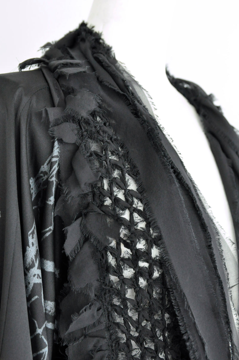 FORA MACRAME EMBROIDERY ROBE
