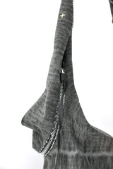 LARGE SNAIL BAG - CARBON