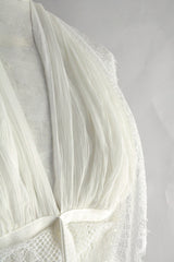 DORY ASYMMETRIC PANEL TOP WITH LACE
