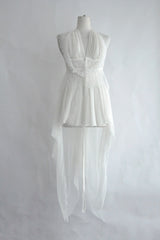 DORY ASYMMETRIC PANEL TOP WITH LACE