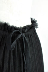 NORE COMFORT BICYCLE SHORTS WITH SILK CREPONNE RUFFLRS