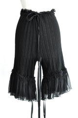 NORE COMFORT BICYCLE SHORTS WITH SILK CREPONNE RUFFLRS